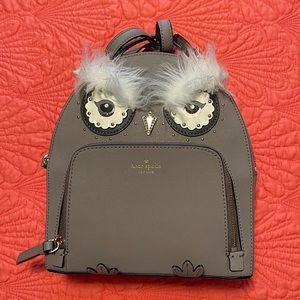 Rare Kate Spade Owl Backpack Purse